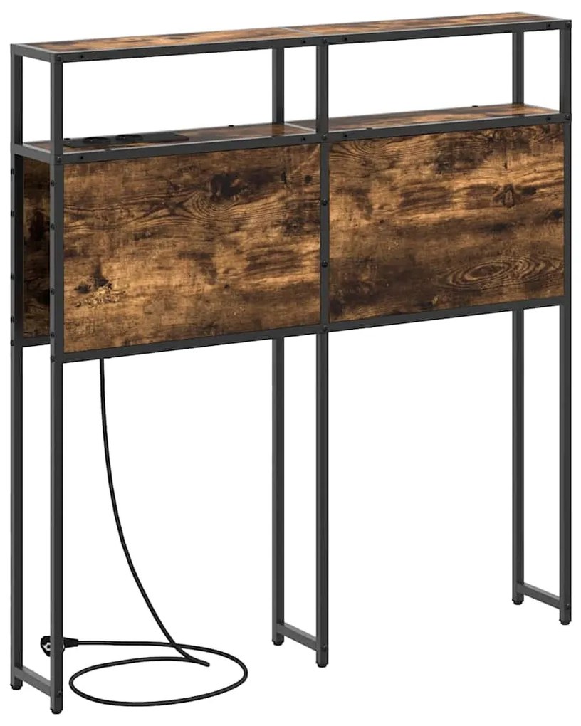 vidaXL Κεφαλάρι Αποθήκης Καπνιστή δρυς 100 cm Επεξεργασμένο ξύλο