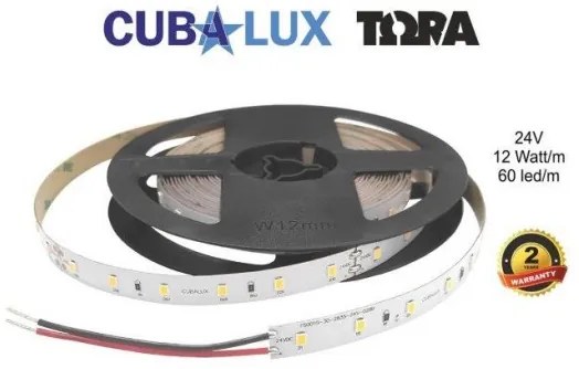 Ταινία LED 11,4W/m 5M 60LED/M 24V CRI80 2700K 1056lm/m ΤΩRA 500098 Cubalux 500098