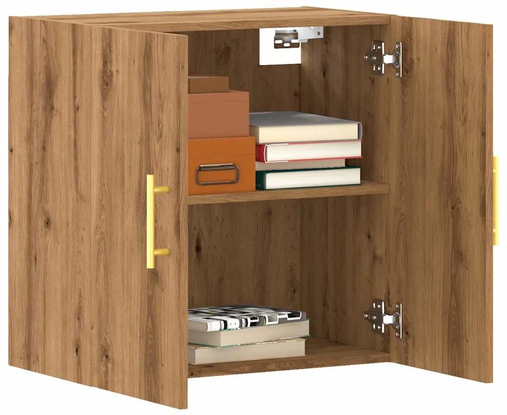 Ντουλάπι Τοίχου Αρτισιανή Δρυς 60x31x60 εκ. Επεξεργασμένο Ξύλο