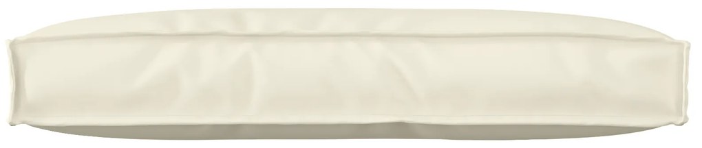 vidaXL Μαξιλάρι Παλέτας για Πλάτη Κρεμ 80x40x12 εκ. Ύφασμα Oxford
