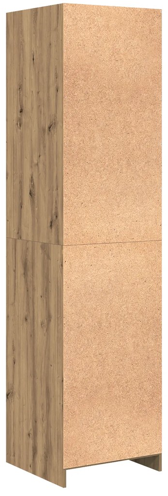 vidaXL Ντουλάπι artisan δρυς 50 x 50 x 200 εκ. Επεξεργασμένο ξύλο