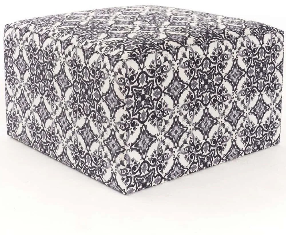 Σκαμπό Kozan 825BLC5191 81x81x45cm White-Grey