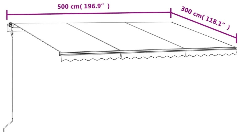 ΤΕΝΤΑ ΣΥΡΟΜΕΝΗ ΑΥΤΟΜΑΤΗ ΠΟΡΤΟΚΑΛΙ / ΚΑΦΕ 500 X 300 ΕΚ. 3051236