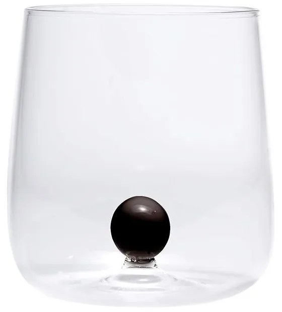 Ποτήρι Bilia BA00102 440ml Black-Clear Zafferano Glass