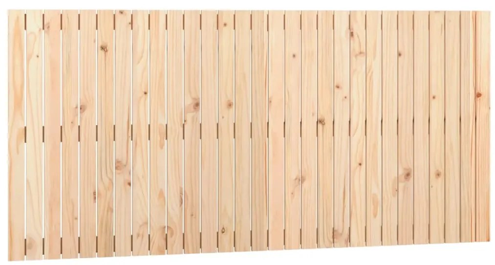 vidaXL Κεφαλάρι Επιτοίχιο 185x3x90 εκ. από Μασίφ Ξύλο Πεύκου