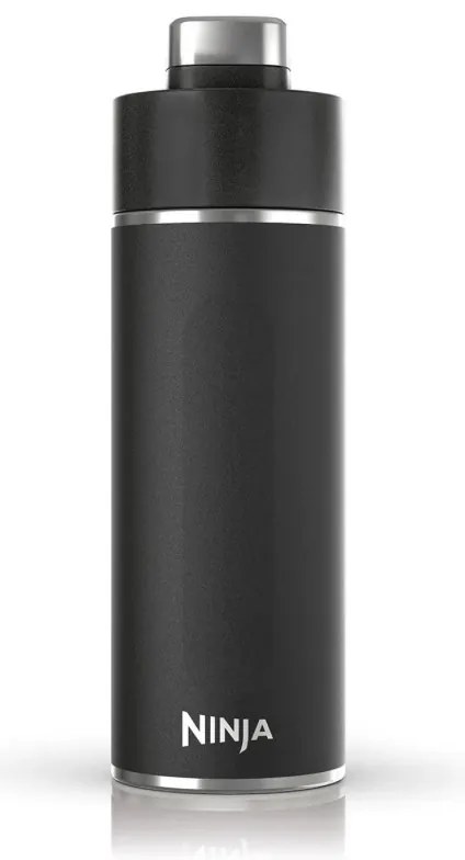 Thermos Ninja DW2401EUUKBK, 700 ml, Κατάλληλο για ανθρακούχα ποτά, Τριπλή μόνωση, Χωρίς BPA, Ζεστό έως 8 ώρες, Κρύο έως 24 ώρες, Μαύρο