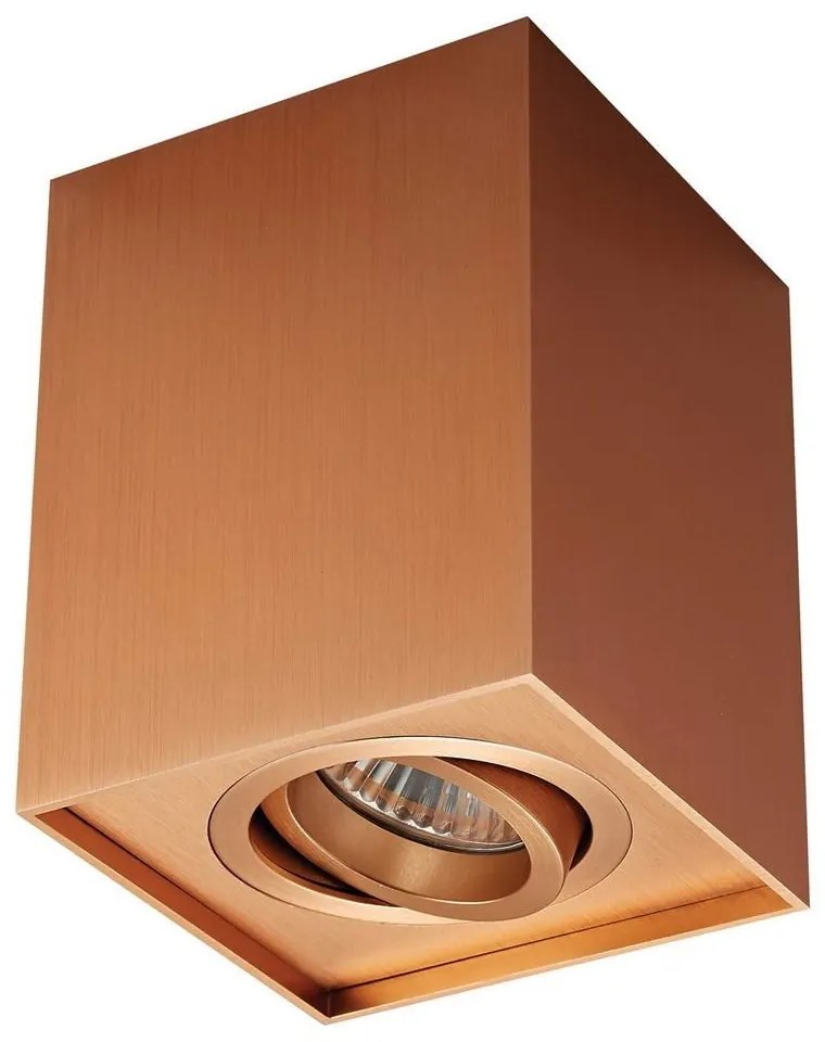 Φωτιστικό Οροφής - Σποτ Copper 96,5x96,5x125mm VK/03081CE/COP VKLed Aluminium