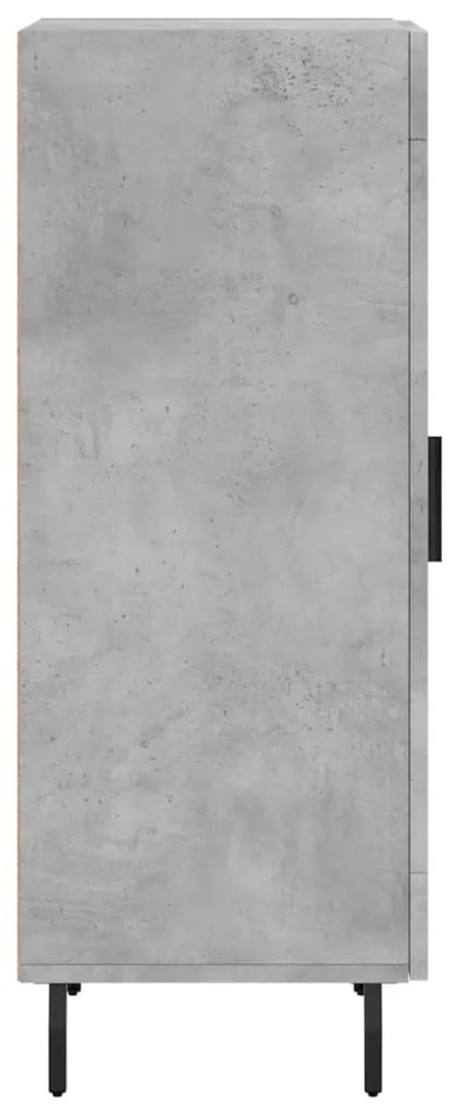 vidaXL Ντουλάπι Γκρι Σκυροδέματος 34,5x34x90 εκ. Επεξεργασμένο Ξύλο