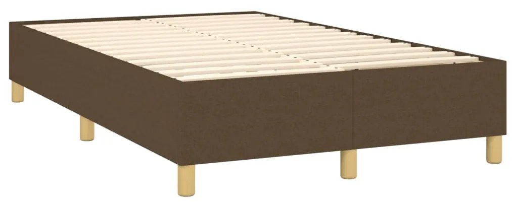 ΚΡΕΒΑΤΙ BOXSPRING ΜΕ ΣΤΡΩΜΑ ΣΚΟΥΡΟ ΚΑΦΕ 120X200 ΕΚ. ΥΦΑΣΜΑΤΙΝΟ 3144509