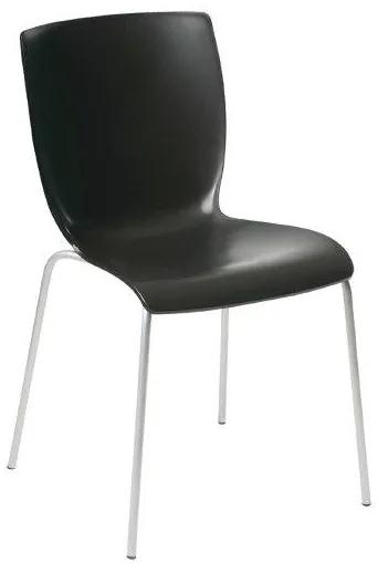 Καρέκλα Μεταλλική-Πλαστική Μαύρη Mio J&amp;M Home 47x50x80εκ. ISI046/1BL