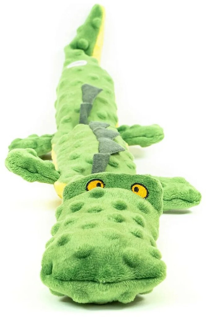 Βελούδινο Ζωάκι για Σκύλους Gloria Dogmonsters Πράσινο 100 % πολυεστέρας Κροκόδειλος 65 x 5 x 6 cm