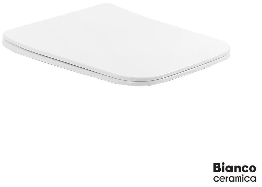 Bianco Ceramica Lexa Κάλυμμα Λεκάνης βακελίτη Slim soft close White