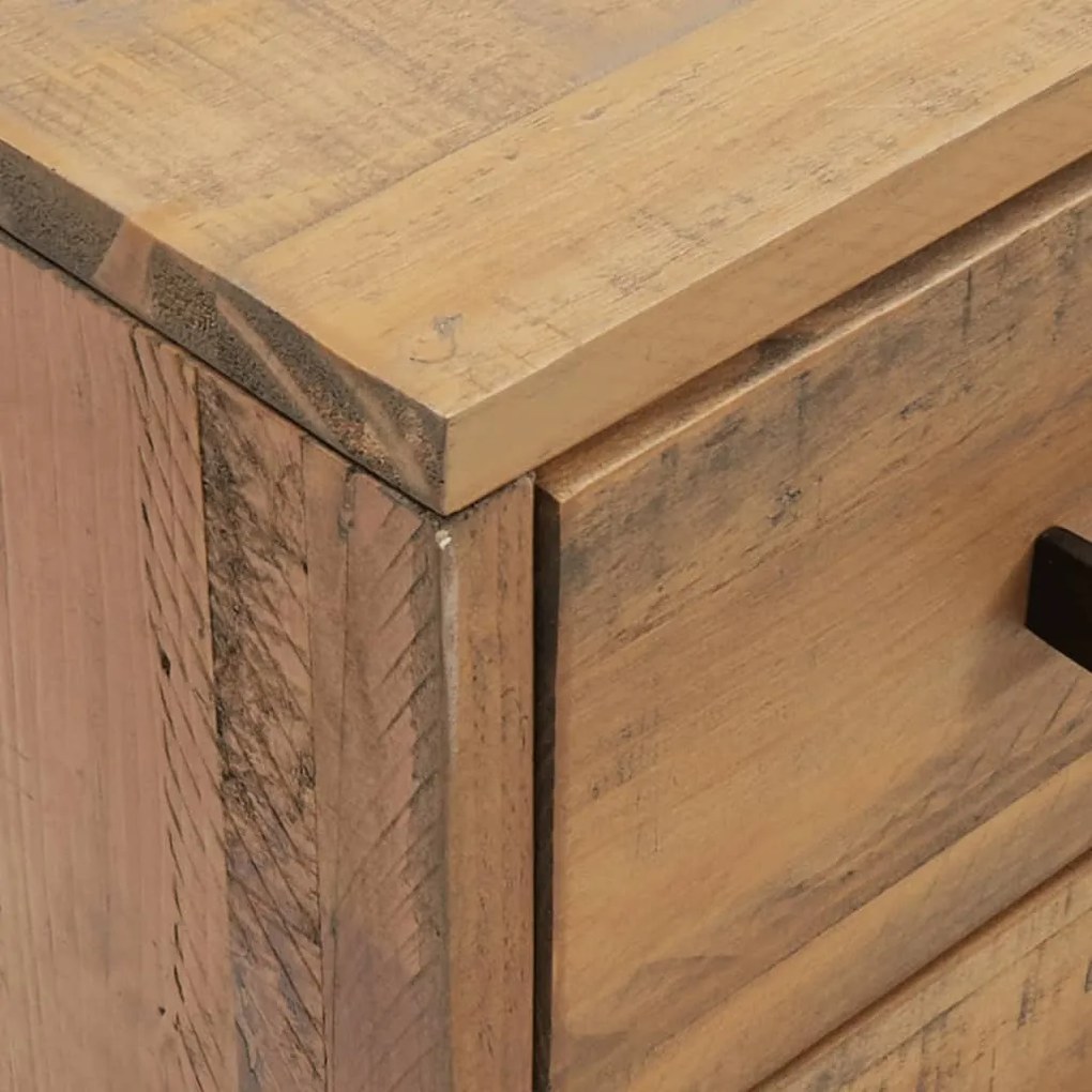 vidaXL Κομοδίνα 2 τεμ. 36 x 30 x 45 εκ. από Μασίφ Ξύλο Πεύκου