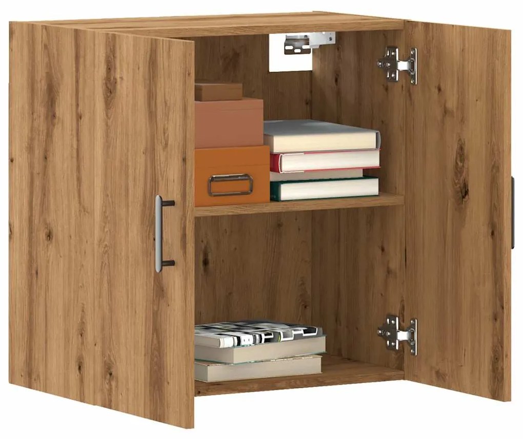 Ντουλάπι Τοίχου Αρτισιανή Δρυς 60x31x60 εκ. Επεξεργασμένο Ξύλο