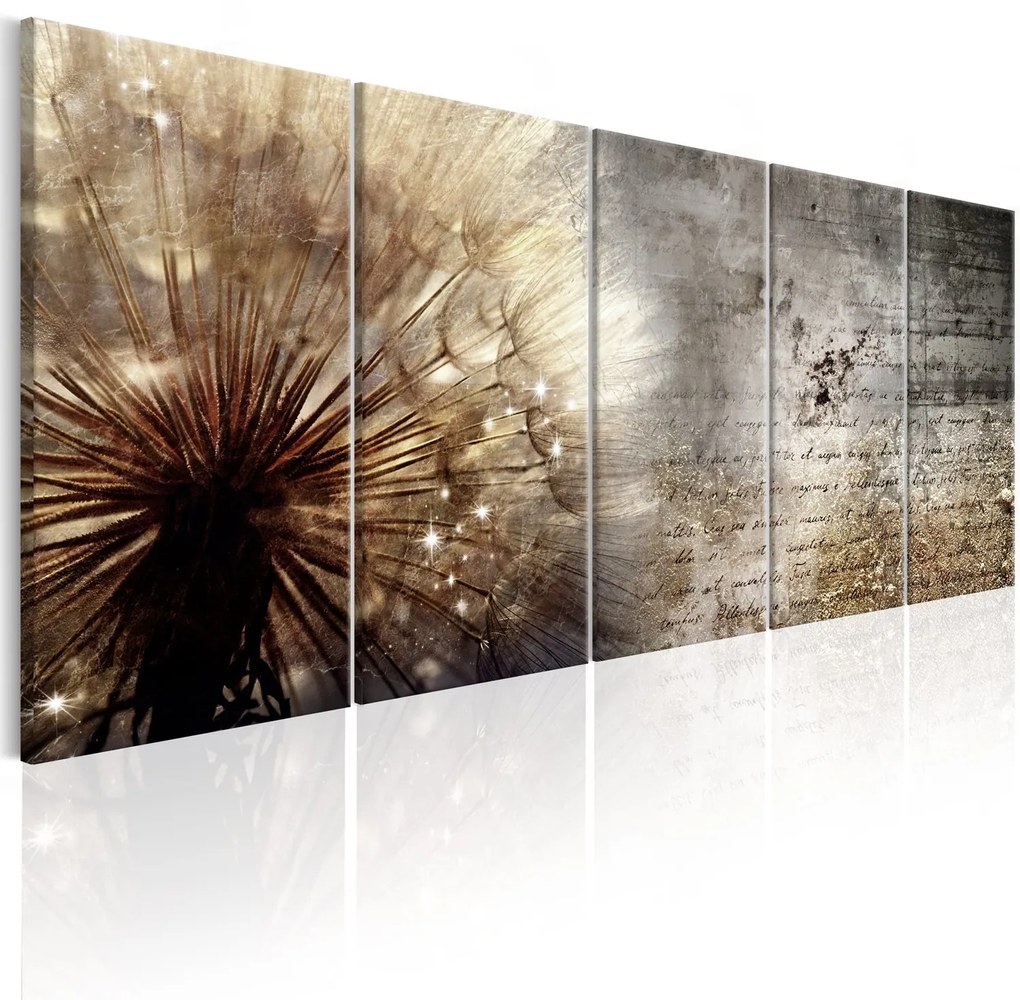 Πίνακας - Beige Dandelion 225x90