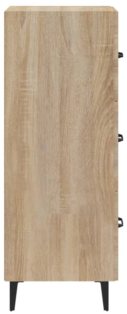 vidaXL Ντουλάπι Sonoma Δρυς 34,5x34x90 εκ. από Επεξεργασμένο Ξύλο