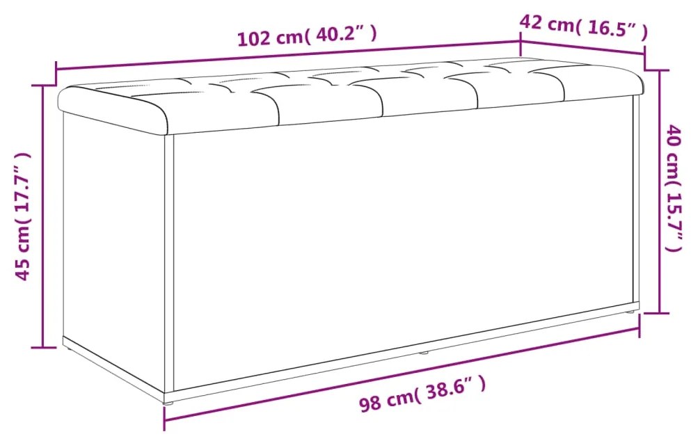 ΠΑΓΚΑΚΙ ΑΠΟΘΗΚΕΥΣΗΣ ΛΕΥΚΟ 102 X 42 X 45 ΕΚ. ΑΠΟ ΕΠΕΞΕΡΓ. ΞΥΛΟ 835054