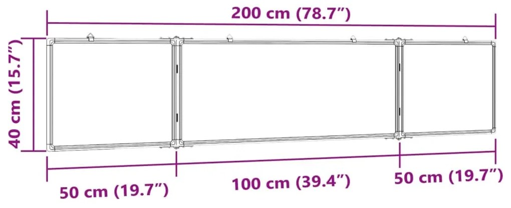 ΠΙΝΑΚΑΣ ΜΑΡΚΑΔΟΡΟΥ ΜΑΓΝΗΤΙΚΟΣ ΠΤΥΣΣΟΜ. 200X40X1,7ΕΚ. ΑΛΟΥΜΙΝΙΟΥ 4005365