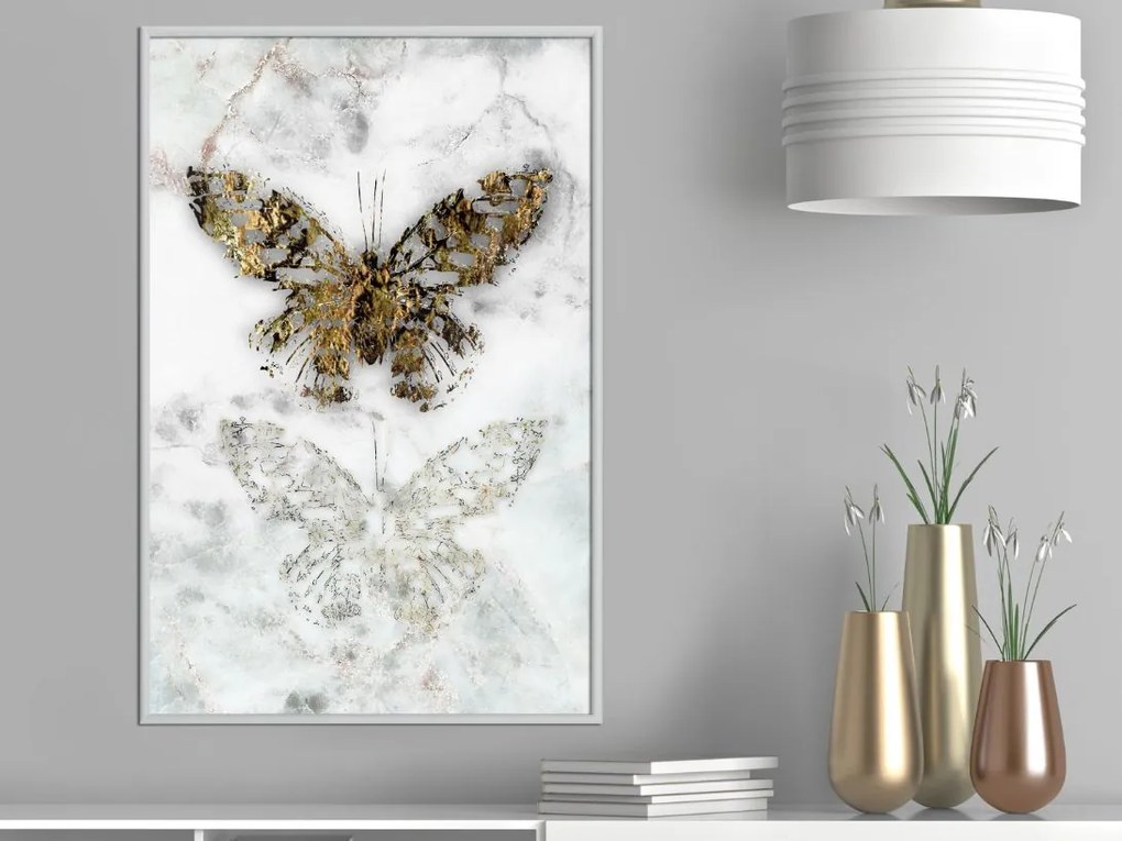 Αφίσα - Butterfly Fossils - 20x30 - Χρυσό - Χωρίς πασπαρτού