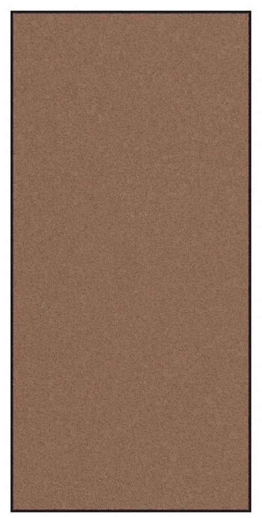 vidaXL Χαλάκι Εξώπορτας Καφέ και Μαύρο 120 x 250 cm