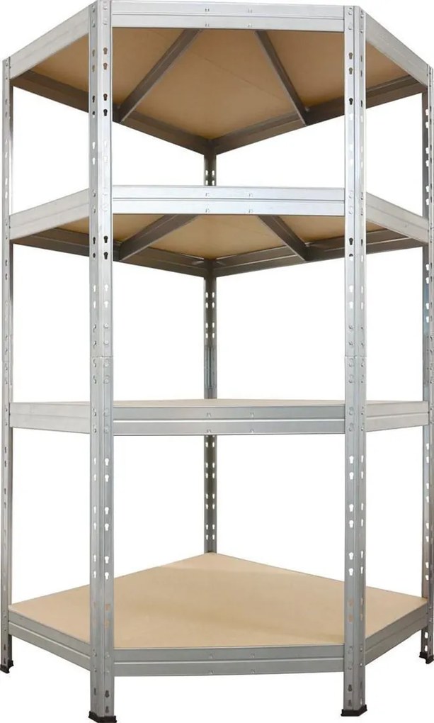 Fotin Ράφι μεταλλικό  4ρ νοβοπάν  900x450x1800 ΓΩΝΙΑ 175kg/ρ FOT-RAF-C1809045