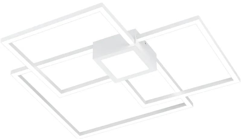 Hydra Μοντέρνα Μεταλλική Πλαφονιέρα Οροφής με Ενσωματωμένο LED σε Λευκό χρώμα 65.5cm Trio Lighting 676240431