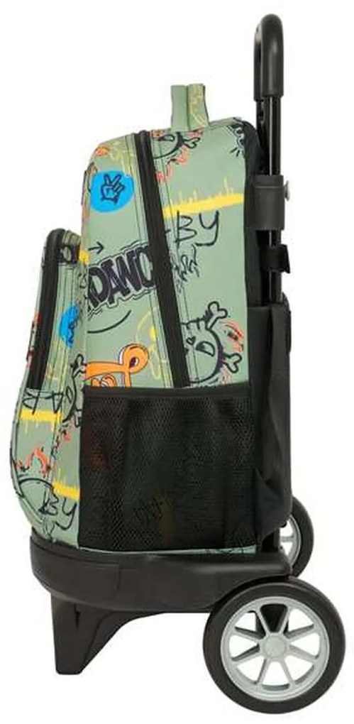 Σχολική Τσάντα με Ρόδες Safta Zone 33 x 45 x 22 cm Γκράφιτι