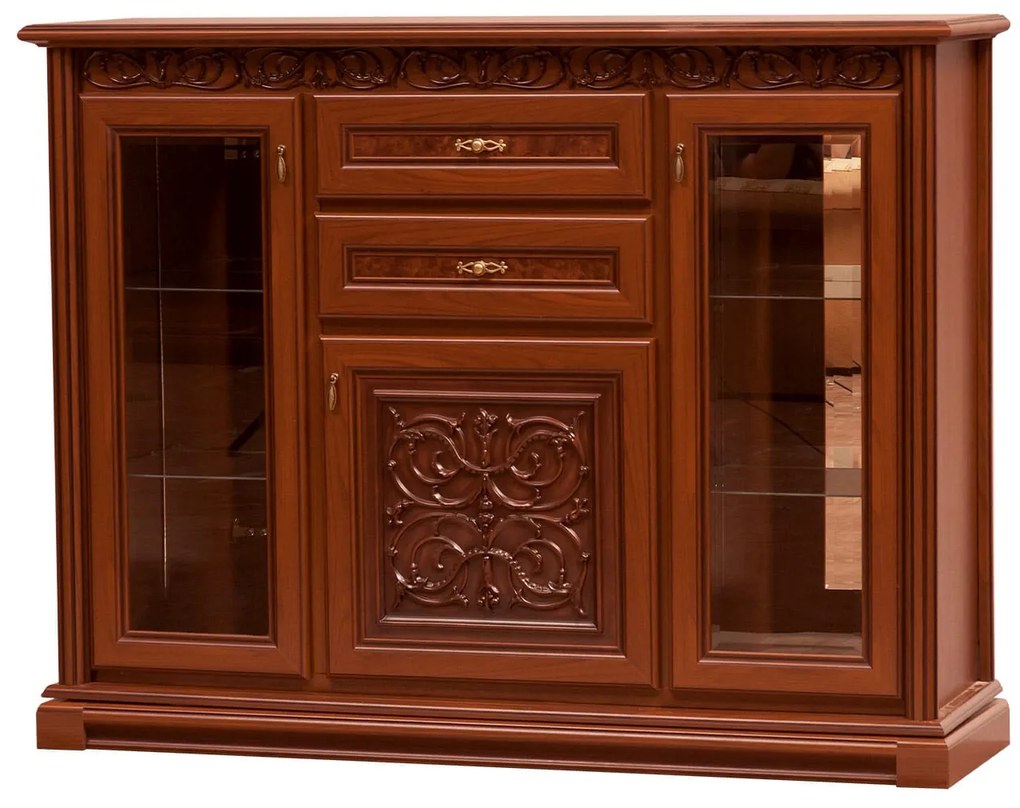 Μπουφές HEGG Chesnut/ MDF Provence 159.6×48x132cm