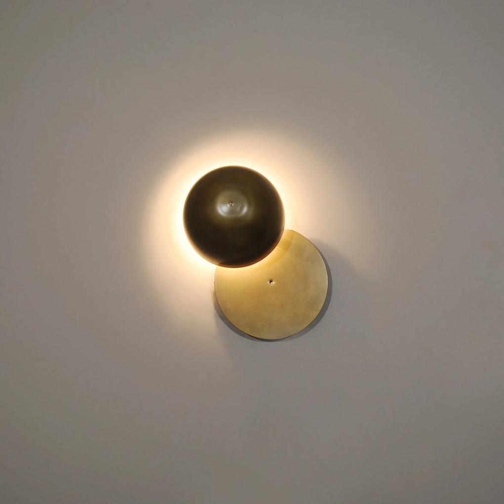 Φωτιστικό Τοίχου - Απλίκα HL-3592-1S FALLON OLD COPPER WALL LAMP - Μέταλλο - 77-4154