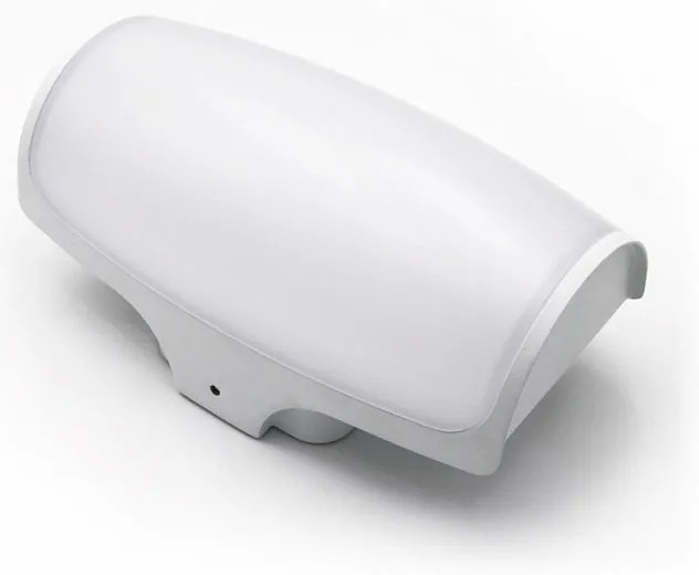 Adeleq LED Απλίκα Αλουμινίου 132x225mm 12W 3000K IP-54 Λευκή 3-89570