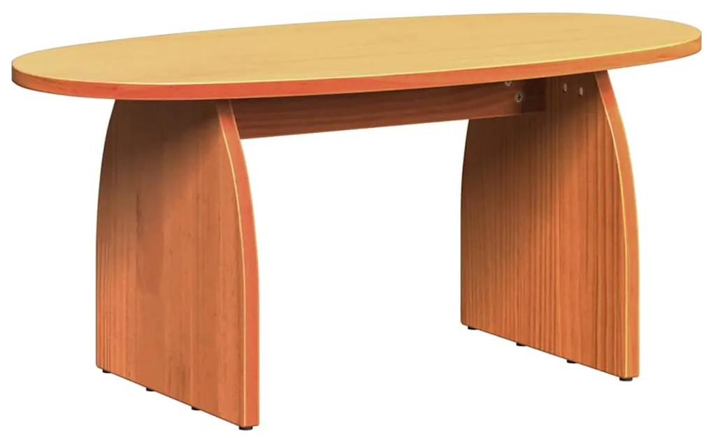 vidaXL Τραπεζάκι σαλονιού Κερωτό καφέ 80 x 40 x 35 cm