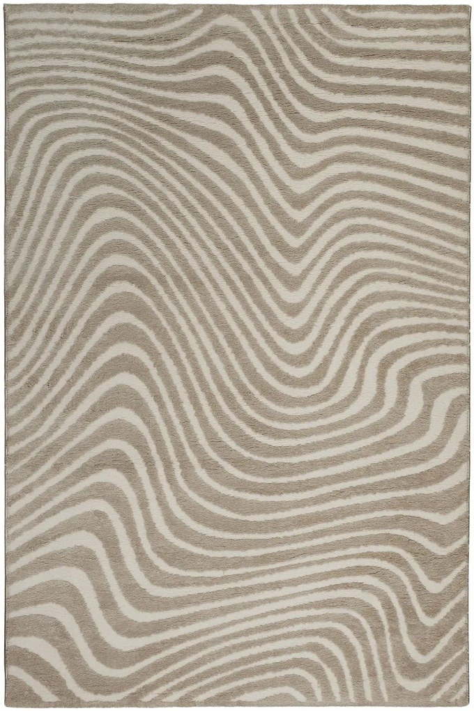 Χαλί Stormy 85005 J Beige-Cream Βιοκαρπέτ 240X300cm