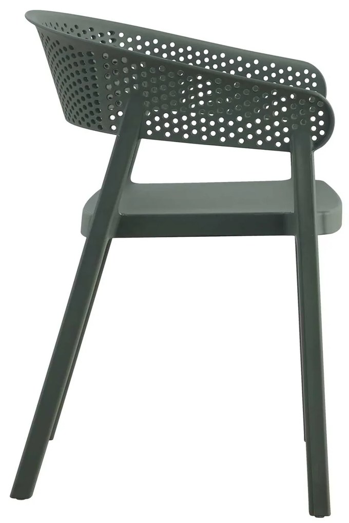 ΠΟΛΥΘΡΟΝΑ ΠΟΛΥΠΡΟΠΥΛΕΝΙΟΥ DARK OLIVE HM5941.07 53,5x50,5x73Υ εκ.