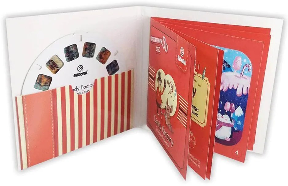 Δίσκος εικόνων 'Εργοστάσιο ζαχαρωτών' για Optiviewer 3d Svoora 03009