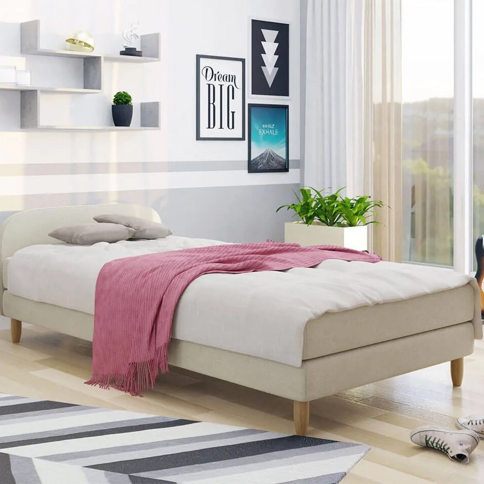Επενδυμένο κρεβάτι Hot II-Sapio milo-90 x 200