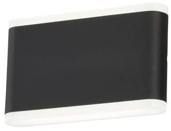 Απλίκα Φωτιστικό Τοίχου LED 5,5W Scounce Μαύρο 3000K 30559 Fischer Honsel-30559-Μαύρο 30559