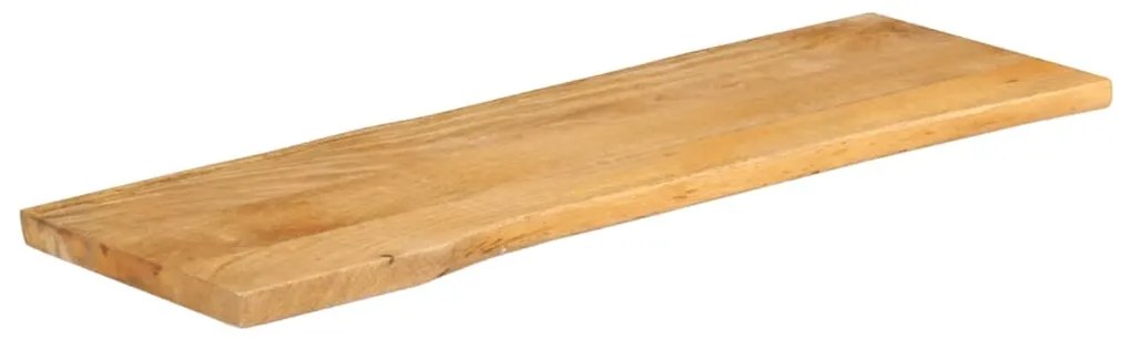 vidaXL Επιφάνεια Τραπεζιού 120x40x2,5 εκ. Live Edge Μασίφ Ξύλο Μάνγκο