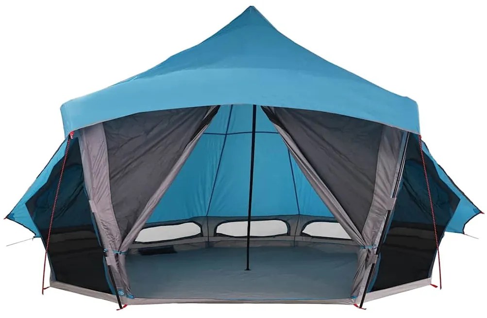 vidaXL Τέντα Tipi για 10 άτομα, αδιάβροχη σε μπλε χρώμα