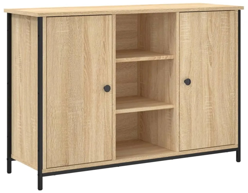 vidaXL Μπουφές Sonoma Δρυς 100 x 35 x 70 εκ. από Επεξεργασμένο Ξύλο