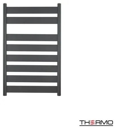 Thermo Largo Θερμαινόμενη πετσετοκρεμάστρα 80x50cm Black ΔΕΝ ΠΕΡΙΛΑΜΒΑΝΤΟΝΤΑΙ ΔΙΑΚΟΠΤΕΣ &amp; ΑΝΤΙΣΤΑΣΕΙΣ