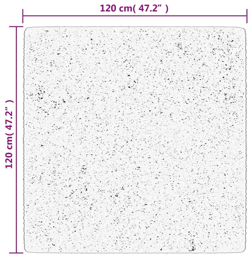 ΧΑΛΙ SHAGGY ΜΕ ΨΗΛΟ ΠΕΛΟΣ ΜΟΝΤΕΡΝΟ ΜΠΛΕ 120X120 ΕΚ. 375321