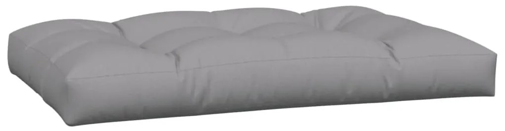 vidaXL Μαξιλάρια Παλέτας 3 τεμ. Γκρι Υφασμάτινα