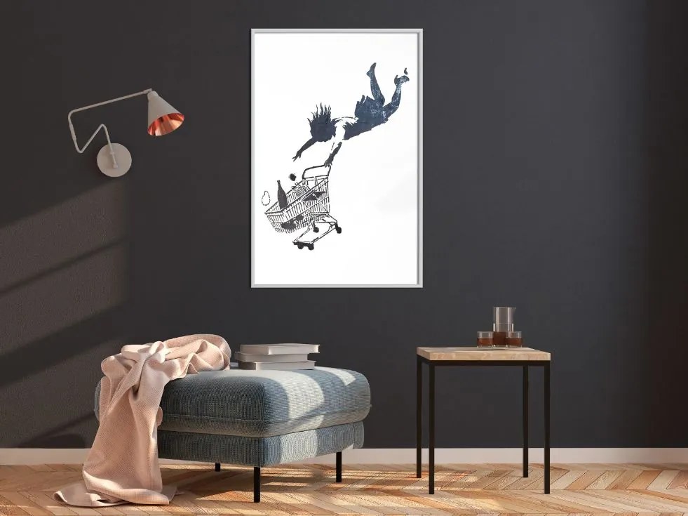 Αφίσα - Banksy: Shop Until You Drop - 20x30 - Χρυσό - Χωρίς πασπαρτού