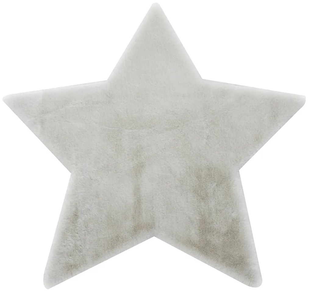 Παιδικό Γούνινο Χαλί (120x120) New Plan Puffy FC3 Star Beige
