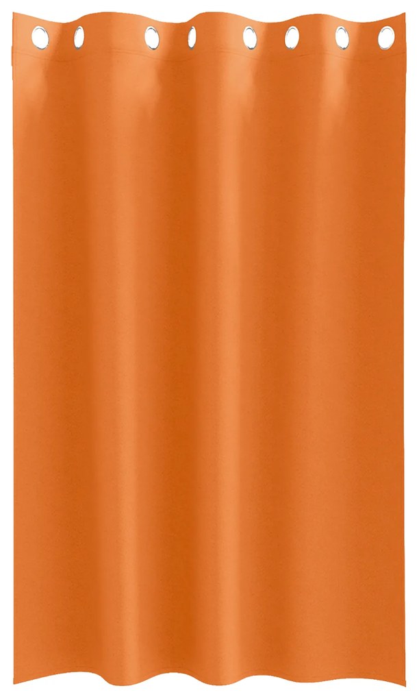 vidaXL Κουρτίνες 2 pcs Φωτεινό Πορτοκάλι 175 x 140 εκ. Πολυεστέρας