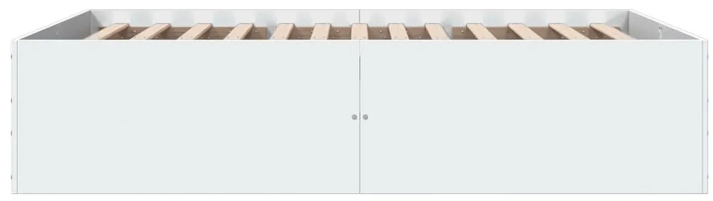 vidaXL Πλαίσιο Κρεβατιού Λευκό 120 x 190 εκ. Επεξεργασμένο Ξύλο
