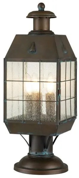 Επιδαπέδιο Φωτιστικό 3xE14 60W IP44 Ορείχαλκος Nantucket QN-NANTUCKET3-L-AS Elstead QN-NANTUCKET3-L-AS Ορείχαλκος