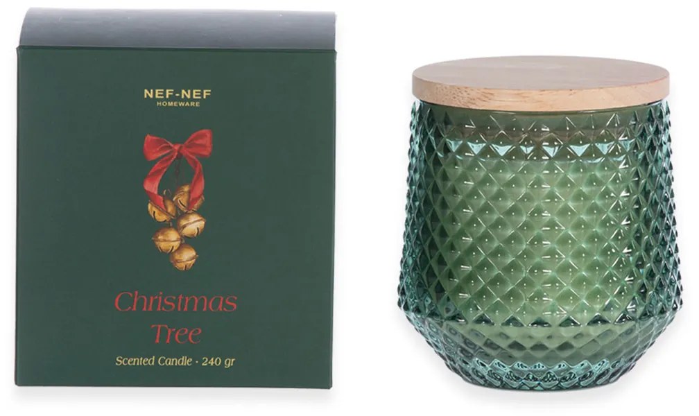 Κερί Αρωματικό 240ml Nef-Nef Homeware Christmas Tree