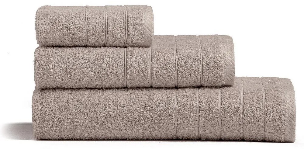 Πετσέτα Fresca Greige Melinen Προσώπου 50x90cm 100% Βαμβάκι