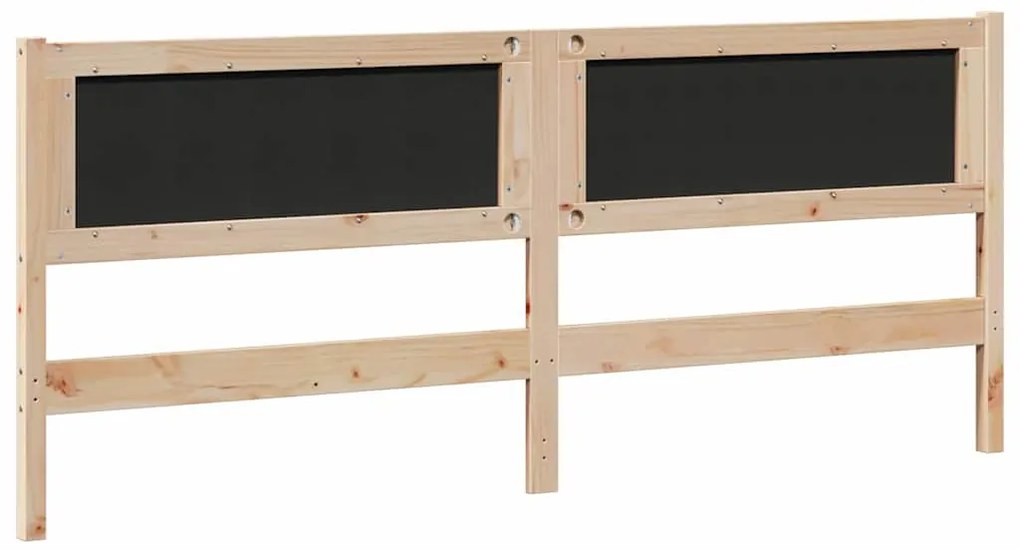 vidaXL Κεφαλάρι Άλλο Καφέ 200 cm Μασίφ ξύλο πεύκου